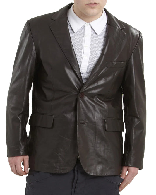 Men’s Genuine Leather Blazer MB 09