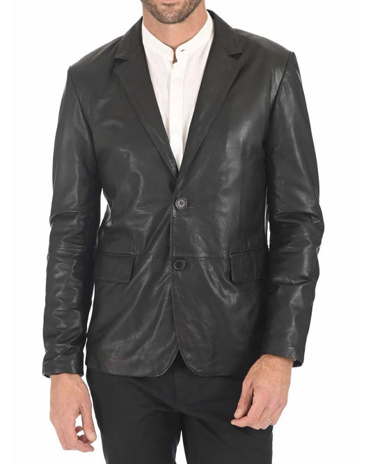 Men’s Genuine Leather Blazer MB 16