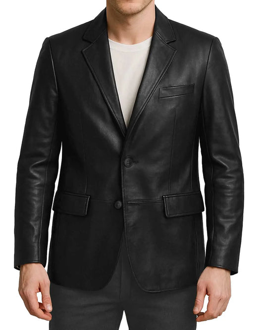 Men’s Genuine Leather Blazer MB 23