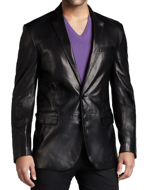 Men’s Genuine Leather Blazer MB 25
