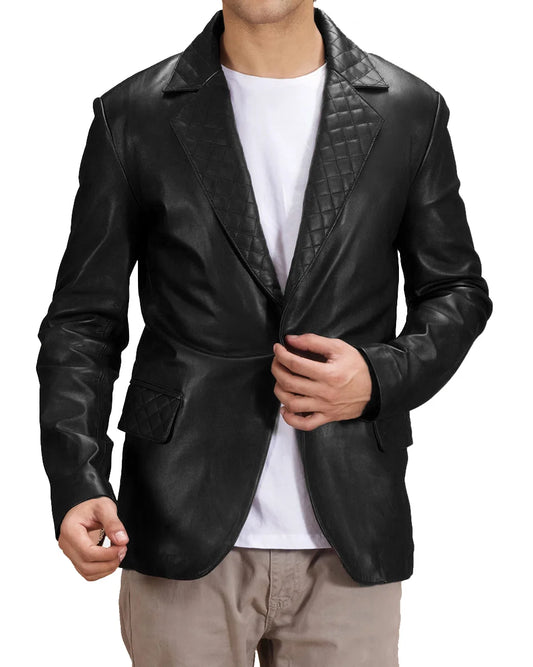 Men’s Genuine Leather Blazer MB 28