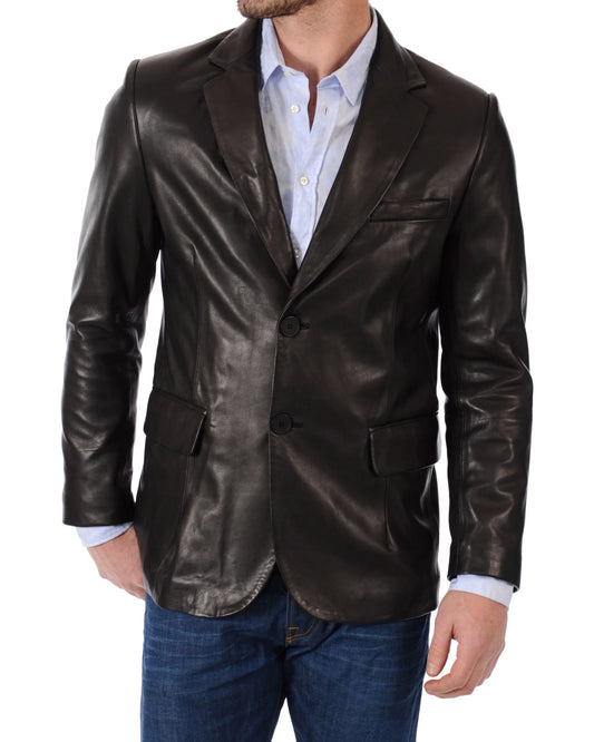 Men’s Genuine Leather Blazer MB 37