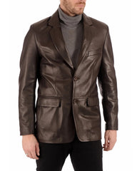 Men’s Genuine Leather Blazer MB 44