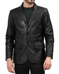 Men’s Genuine Leather Blazer MB 45