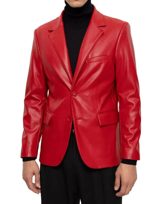 Men’s Genuine Leather Blazer MB 53
