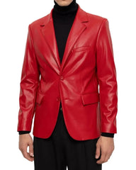 Men’s Genuine Leather Blazer MB 53