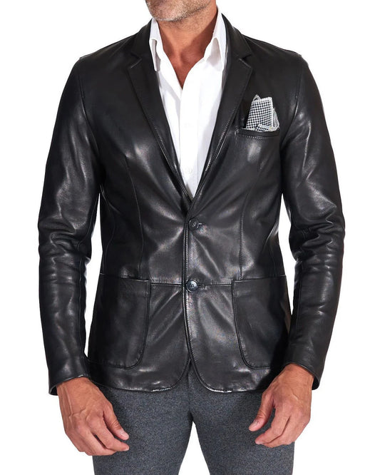 Men’s Genuine Leather Blazer MB 59