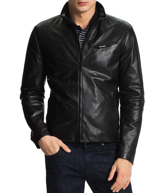 Men's Genuine Leather Jacket MJ 100
