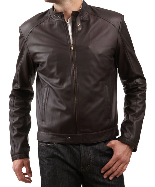 Men's Genuine Leather Jacket MJ 105
