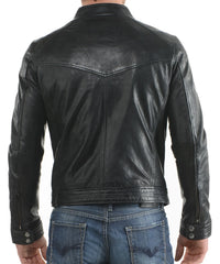 Men's Genuine Leather Jacket MJ 10