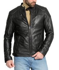 Men's Genuine Leather Jacket MJ 111