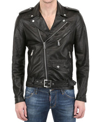 Men's Genuine Leather Jacket MJ 112