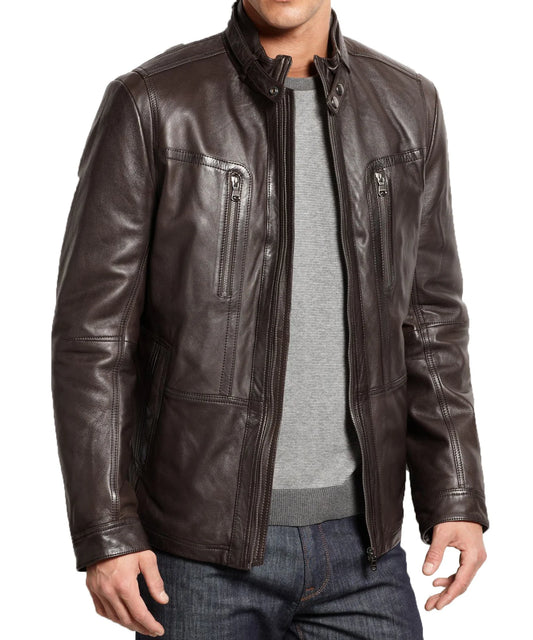 Men's Genuine Leather Jacket MJ 117