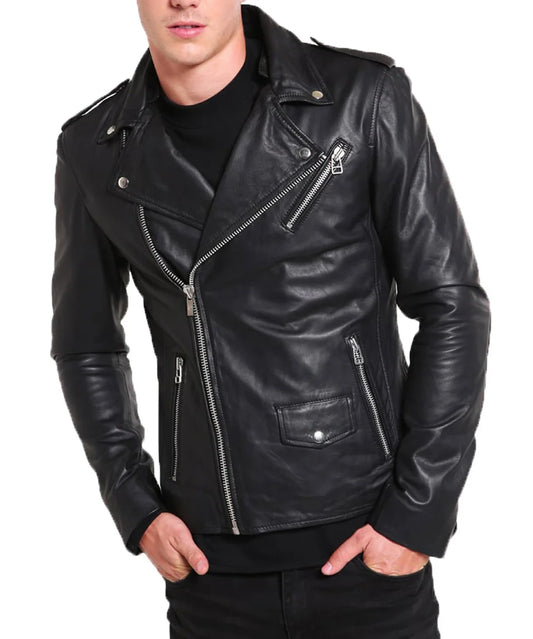 Men's Genuine Leather Jacket MJ 125