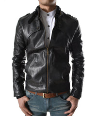 Men's Genuine Leather Jacket MJ 128