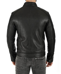 Men's Genuine Leather Jacket MJ 129