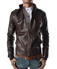 Men's Genuine Leather Jacket MJ 131
