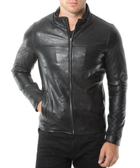 Men's Genuine Leather Jacket MJ 134
