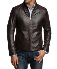 Men's Genuine Leather Jacket MJ 137
