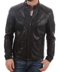 Men's Genuine Leather Jacket MJ 145