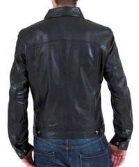 Men's Genuine Leather Jacket MJ 148
