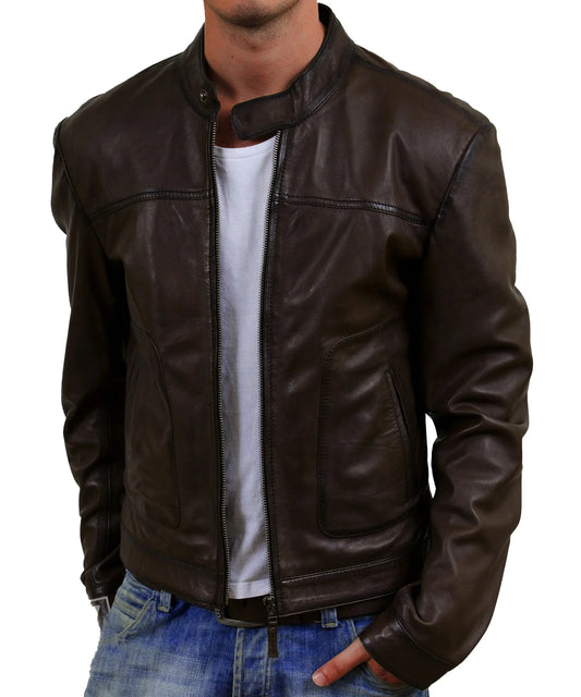 Men's Genuine Leather Jacket MJ 150