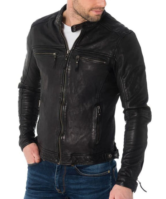 Men's Genuine Leather Jacket MJ 155