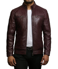 Men's Genuine Leather Jacket MJ 156