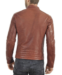 Men's Genuine Leather Jacket MJ 16