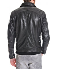 Men's Genuine Leather Jacket MJ 176