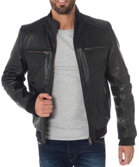 Men's Genuine Leather Jacket MJ 181