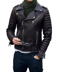Men's Genuine Leather Jacket MJ 185