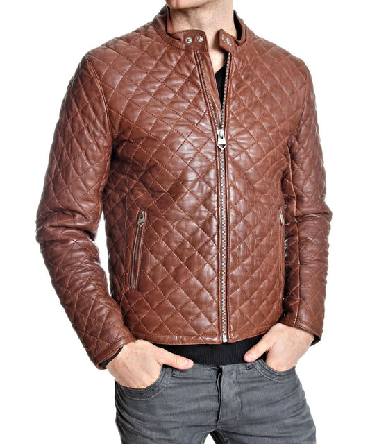 Men's Genuine Leather Jacket MJ 187