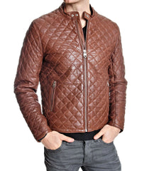Men's Genuine Leather Jacket MJ 187