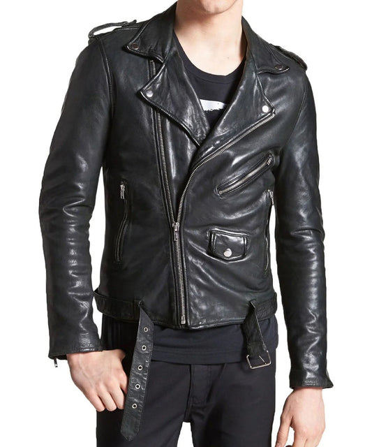 Men's Genuine Leather Jacket MJ 190