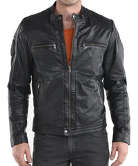 Men's Genuine Leather Jacket MJ 194