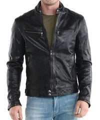 Men's Genuine Leather Jacket MJ 197