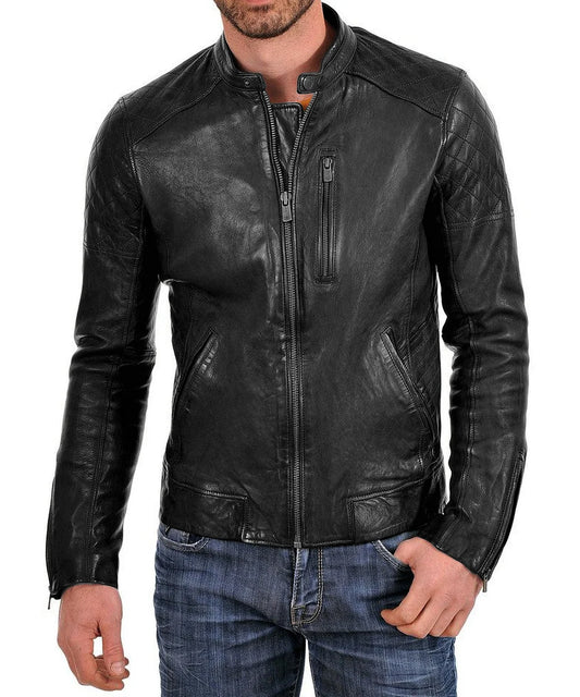 Men's Genuine Leather Jacket MJ 31