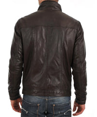Men's Genuine Leather Jacket MJ 42