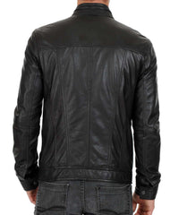 Men's Genuine Leather Jacket MJ 47