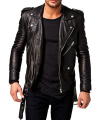 Men's Genuine Leather Jacket MJ 58