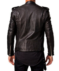 Men's Genuine Leather Jacket MJ 58