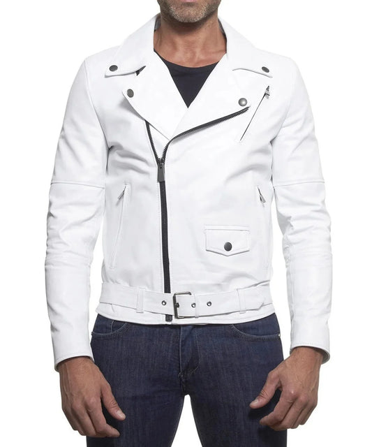 Men's Genuine Leather Jacket MJ 59