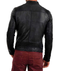Men's Genuine Leather Jacket MJ 64
