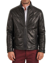 Men's Genuine Leather Jacket MJ 65