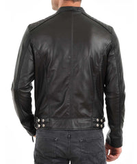 Men's Genuine Leather Jacket MJ 66