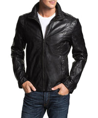 Men's Genuine Leather Jacket MJ 79