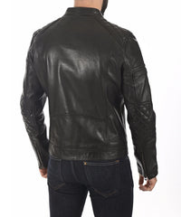 Men's Genuine Leather Jacket MJ 80