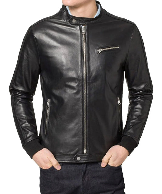 Men's Genuine Leather Jacket MJ 89