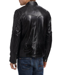 Men's Genuine Leather Jacket MJ 93